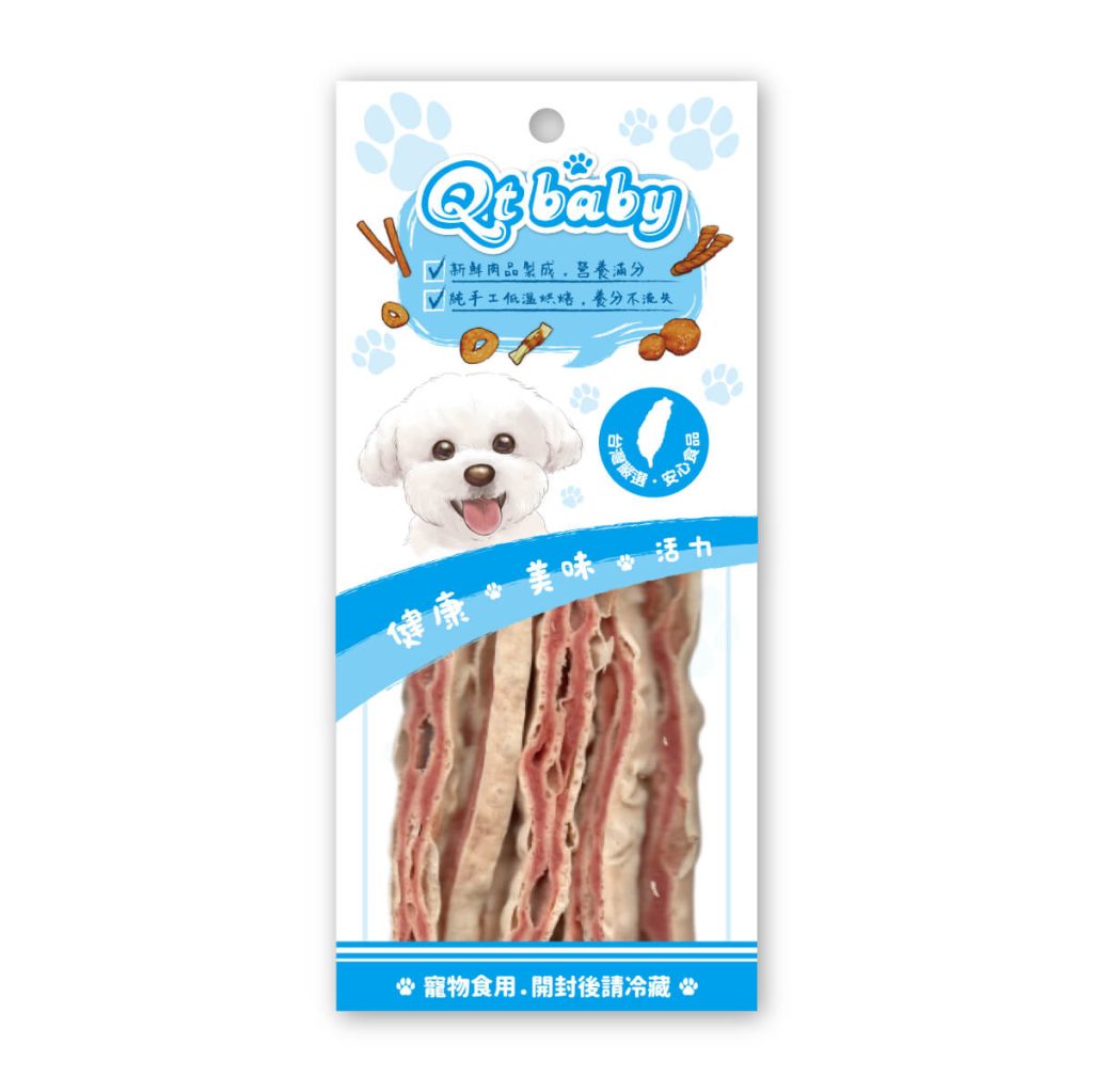 QT-018-鱈魚雞肉Q條-狗狗肉乾