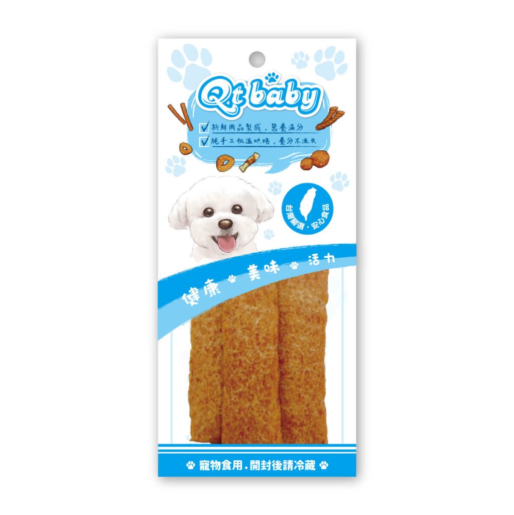 QT-031-香濃起司雞肉條-狗狗肉乾