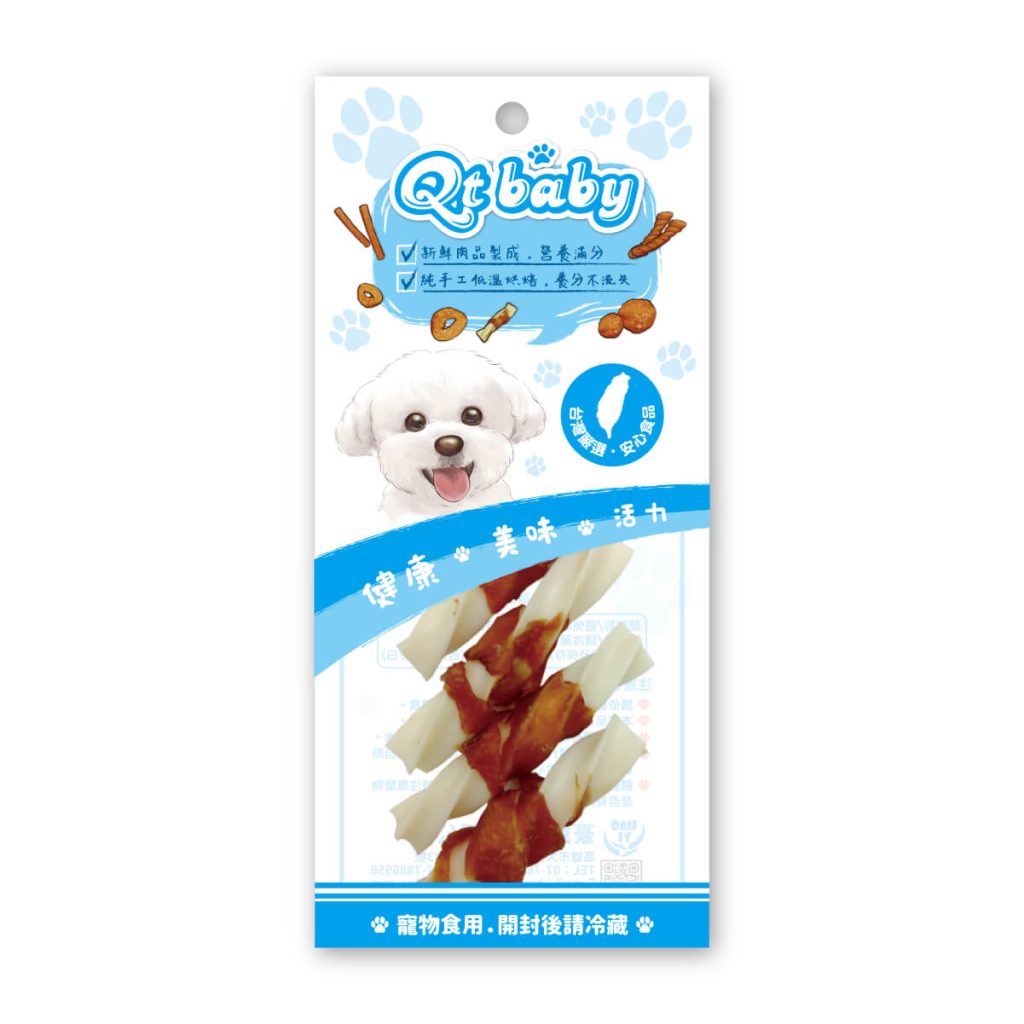 QT-039-牛奶捲肉潔牙骨-狗狗肉乾