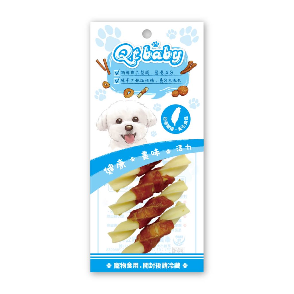 QT-040-起司捲肉潔牙骨-狗狗肉乾