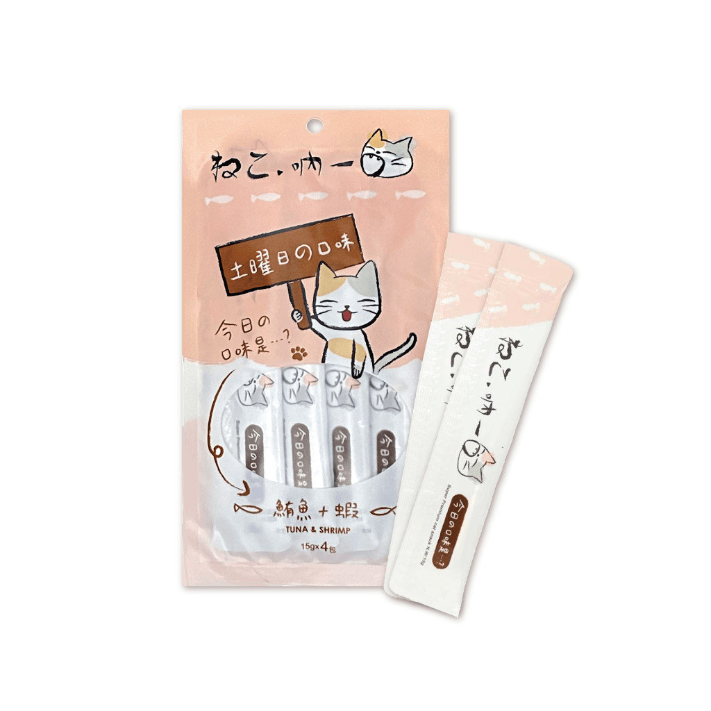 鮪魚佐鮮蝦-吶一口鮮魚貓肉泥-04-0206 鮪魚佐鮮蝦-吶一口鮮魚貓肉泥-04-0206