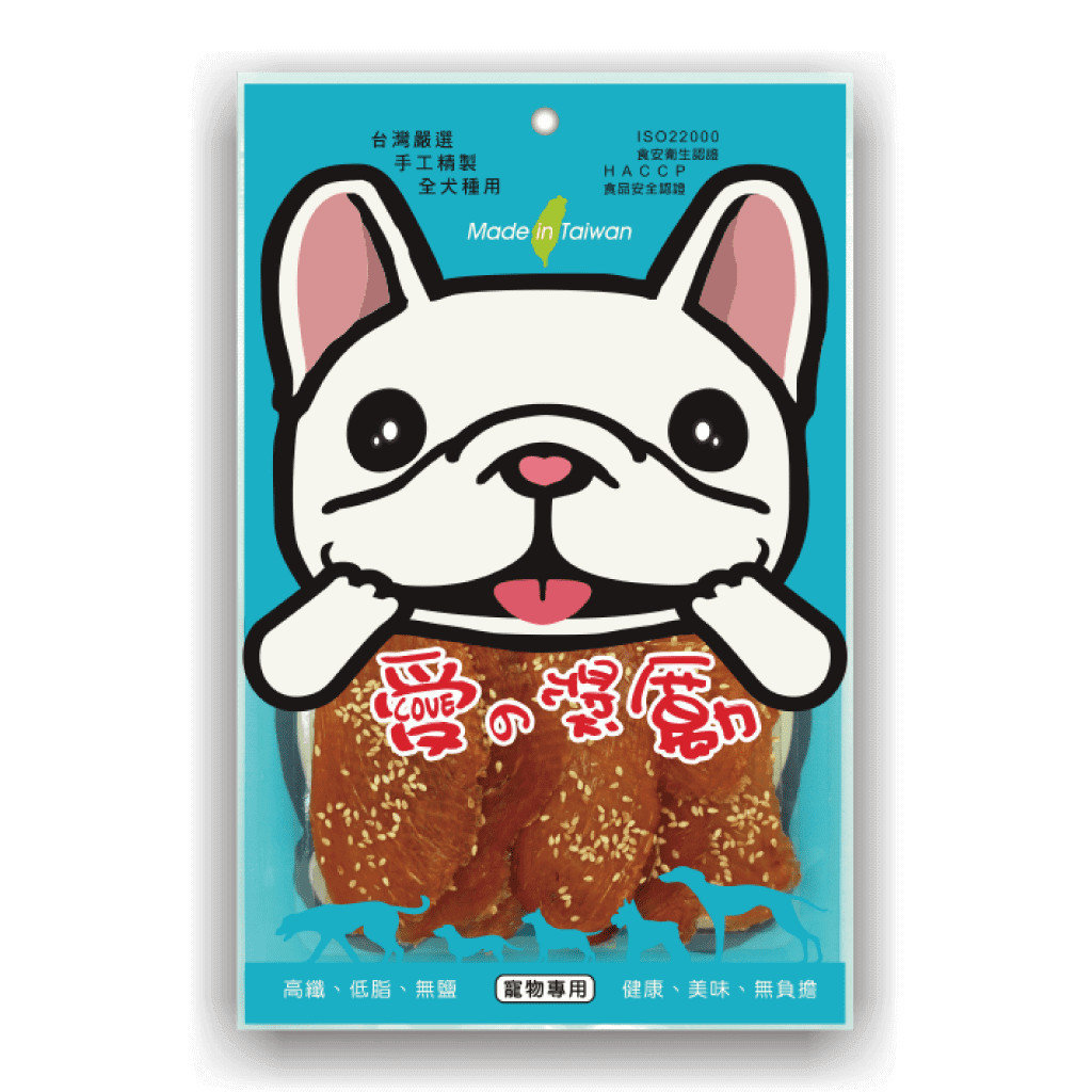 芝麻蜜汁雞胸肉-愛的獎勵零食-L-314 芝麻蜜汁雞胸肉-愛的獎勵零食-L-314