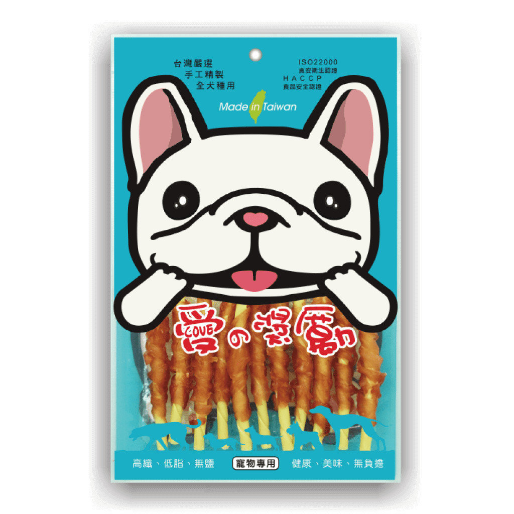 起司捲肉牛皮捲-愛的獎勵零食-L-307 起司捲肉牛皮捲-愛的獎勵零食-L-307